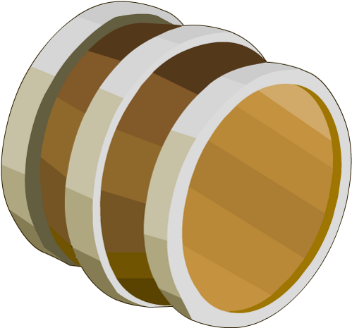 Empty Barrel - Portable Network Graphics (500x500), Png Download