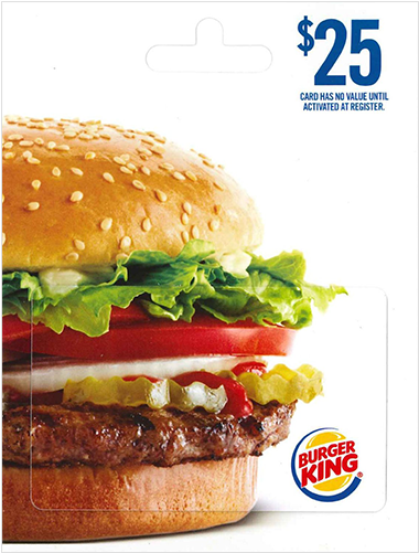 Burger King - Burger King Gift Card (470x500), Png Download