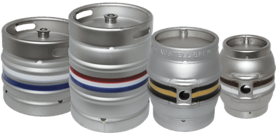 Four Brand New Beer Kegs - 9 Gallon Cask (400x400), Png Download