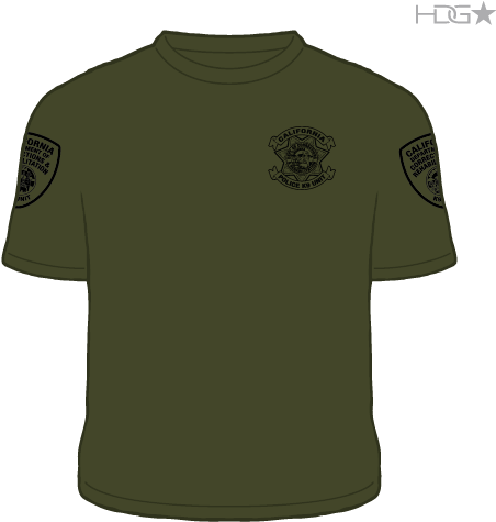 T Shirt Template Png Cdcr Police K 9 Unit Od Green - Awesome T-shirt (500x500), Png Download