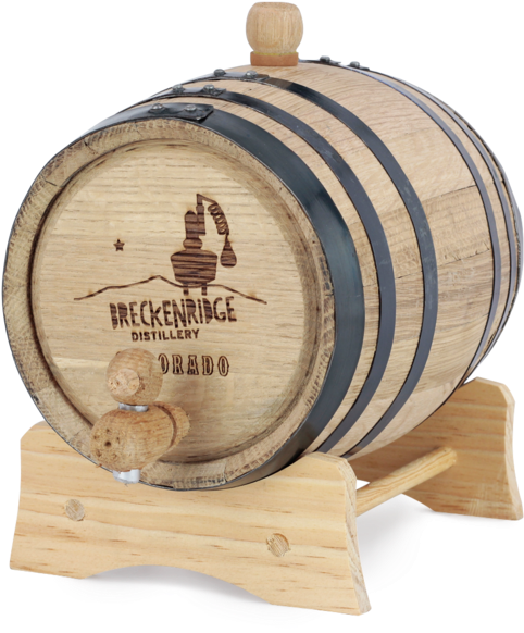 Mini Barrel - Breckenridge Distillery (600x600), Png Download