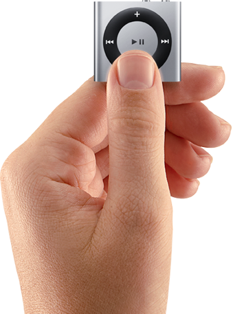 Sleek And Durable, The New Ipod Shuffle Clips Anywhere - Ipod Shuffle 2010 (339x457), Png Download