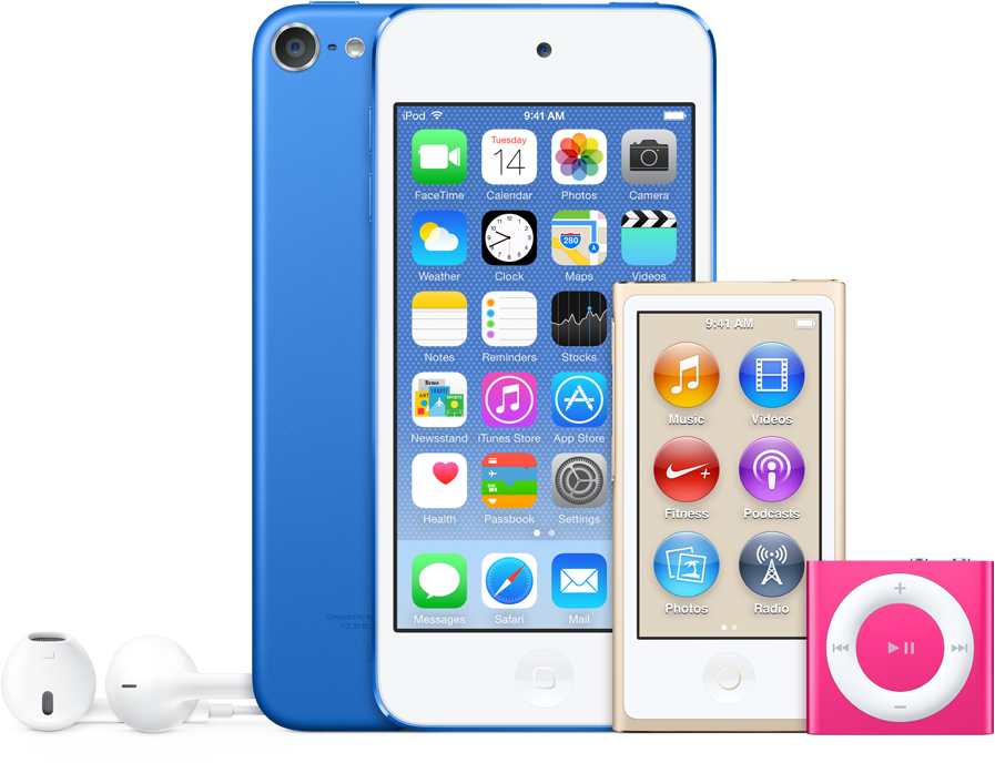 Ipod - Apple Ipod Touch 6th Generation - 32 Gb - Silver (1024x775), Png Download