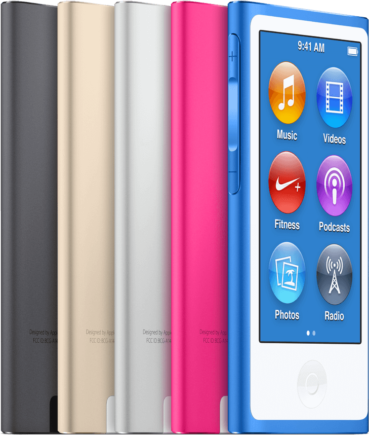 Ipod Nano Family - Apple Ipod Nano 16 Gb ( Gold ) (898x1024), Png Download
