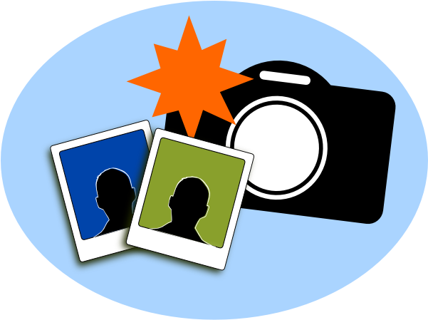 Photography Clipart Camera Flash - Camera Clipart (600x532), Png Download