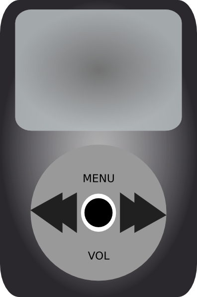 How To Set Use Ipod Music Player Clipart (396x596), Png Download