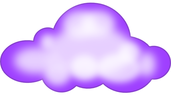 Cloud Clip Art At Clker - Cloud Clipart Png (600x333), Png Download
