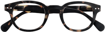 Brown Tortoise Eyeglasses With - Izipizi #screen Junior Tortoise (473x630), Png Download