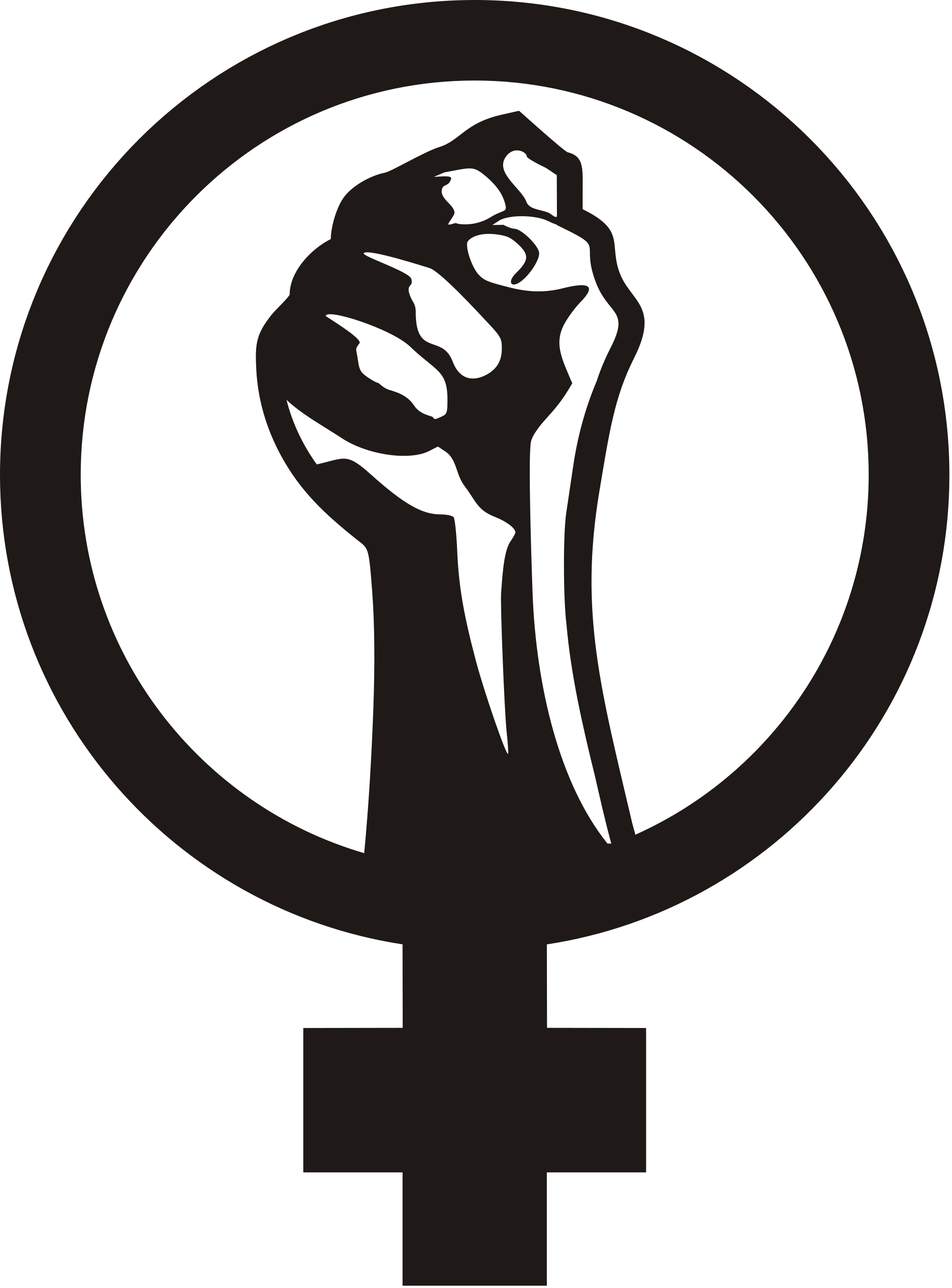 File Anarcha Svg Wikimedia Commons Open - International Women's Day Symbols (2000x2705), Png Download