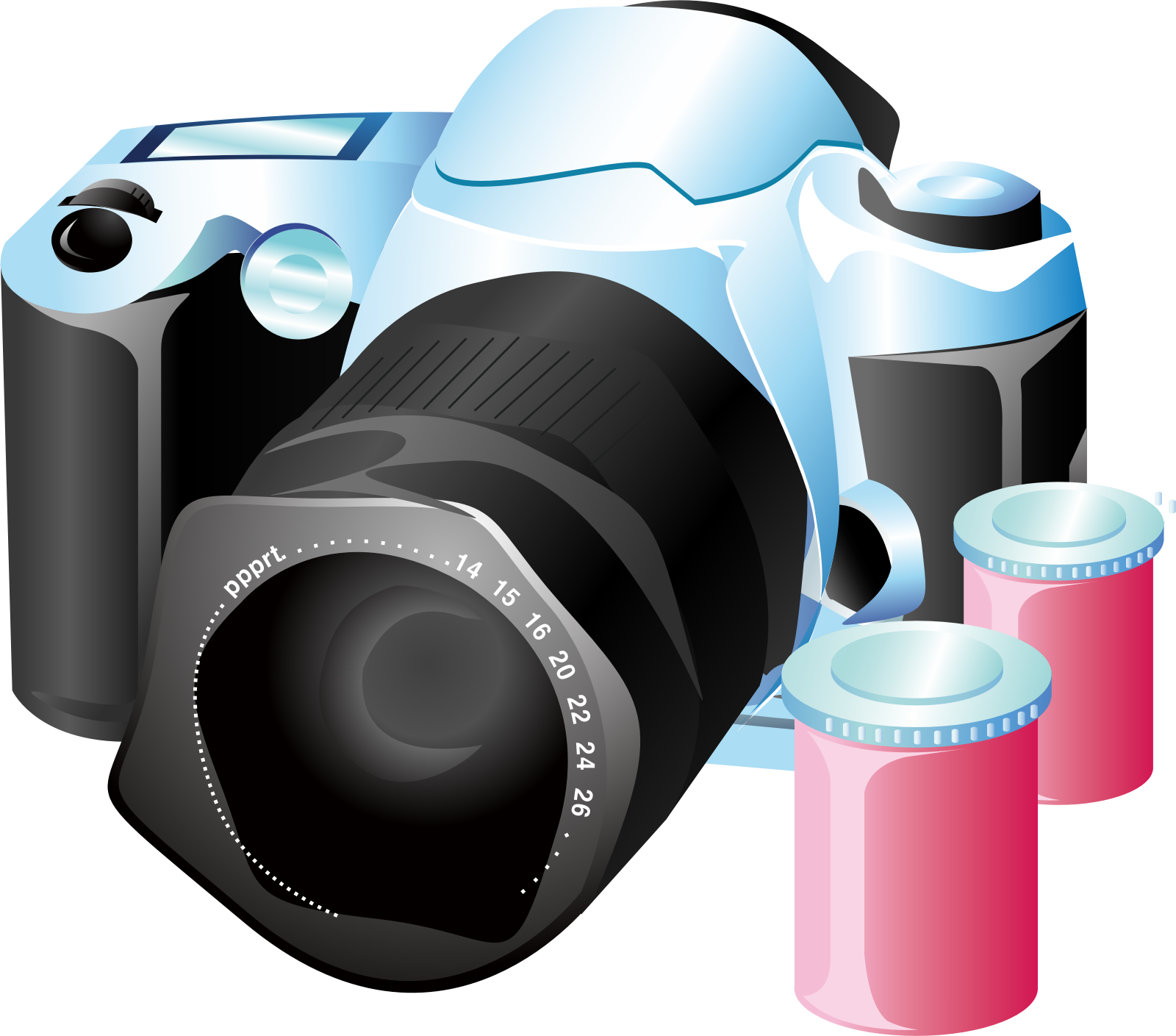Professional Camera - Camera Clipart Png (1600x1409), Png Download
