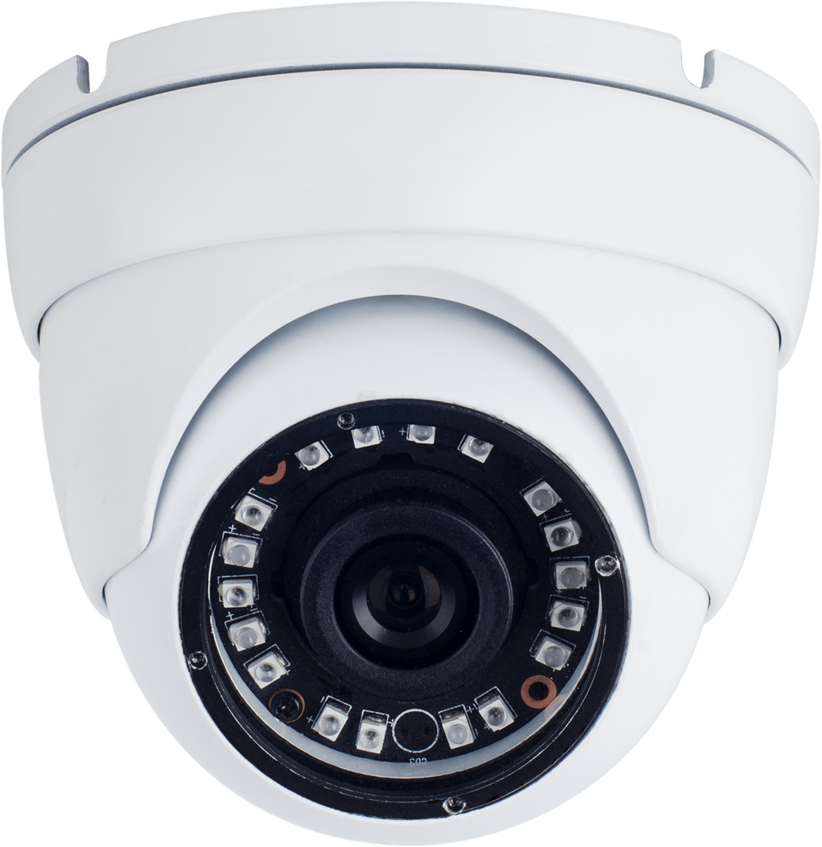 1mp Ir Eyeball Camera Supports Tvi, Cvi, Ahd, 960h - Dome Cctv Camera Png (1181x1217), Png Download
