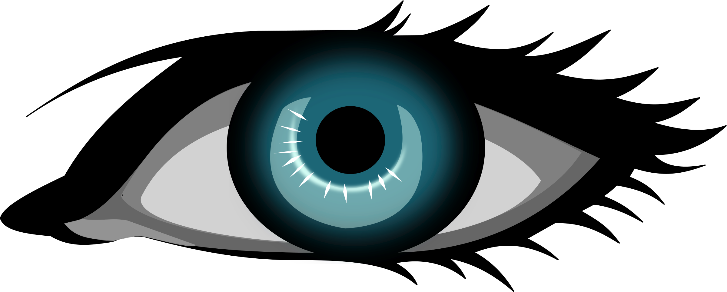 Eyeball Clipart Png Realistic - Eyes Have It By Ruskin Bond (2400x964), Png Download