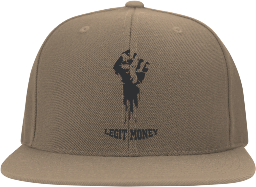 Legit Money Fist/black Flat Bill Twill Flexfit Cap - Songs Of Spring? [book] (1024x1024), Png Download