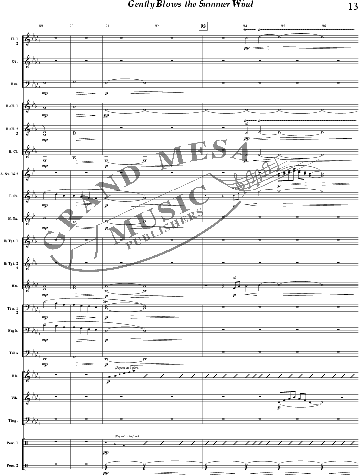 Gently Blows The Summer Wind Thumbnail - Rimsky Korsakov Trombone Concerto (transcribed For (816x1056), Png Download