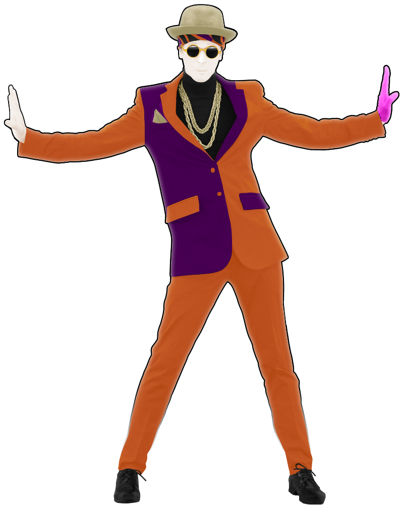 Uptown Funk Dancer 1 - Uptown Funk Clip Art (844x1080), Png Download