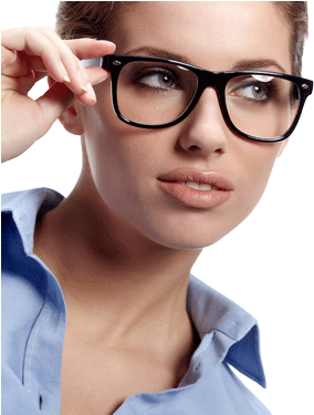 Our Collection Of Glasses For Women Has Something For - Ladies With Goggles Png (500x374), Png Download