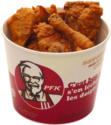 Transparent Kfc Chicken Kfc Chicken Bucket Full Size Png Download Seekpng