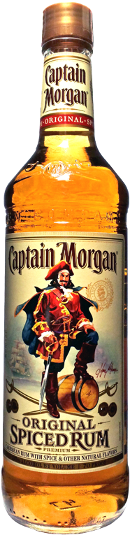 Captain Morgan Spiced Rum - 1.75 L Bottle (450x800), Png Download