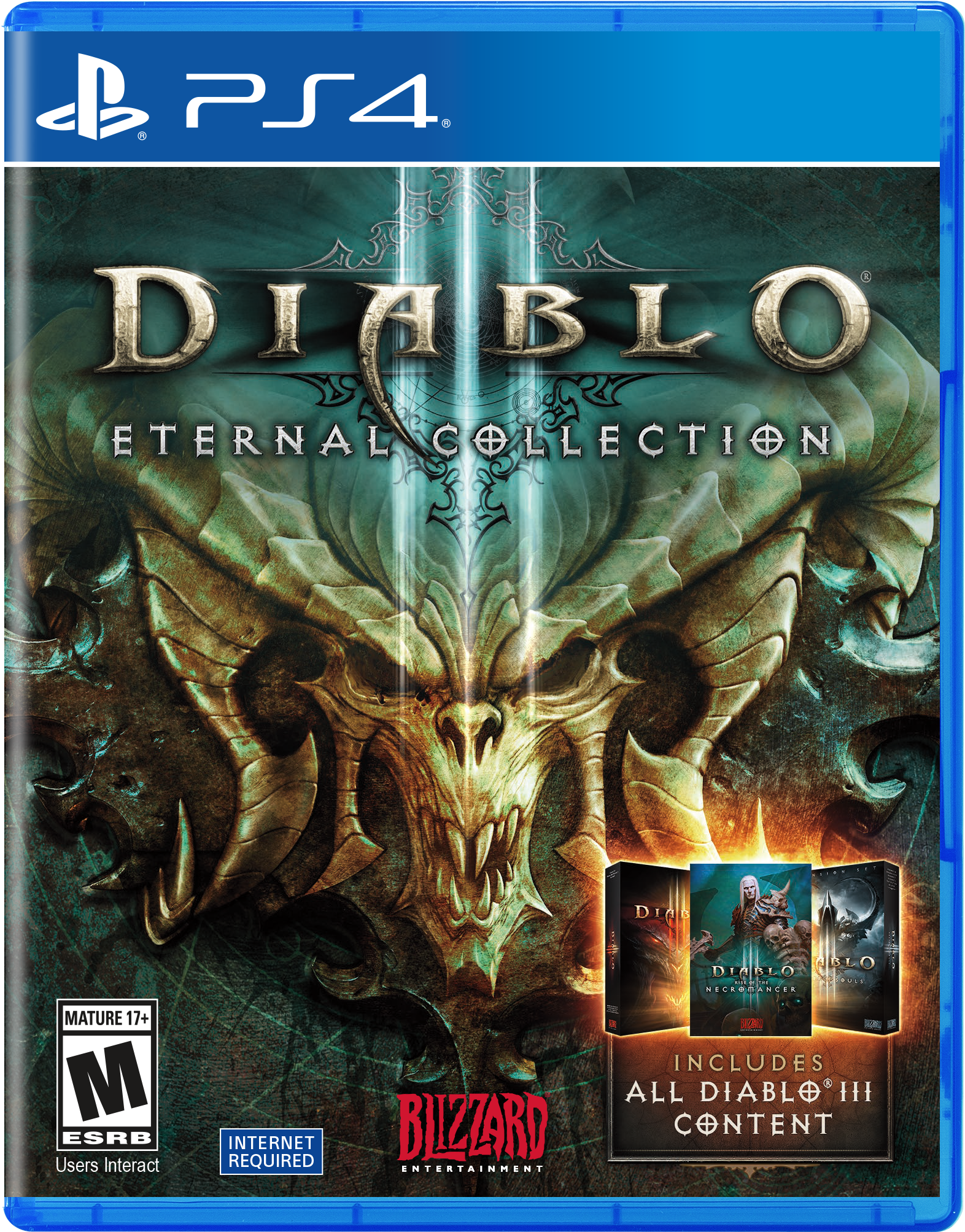 Diablo Iii Eternal Collection, Activision, Playstation - Diablo 3 Eternal Collection Ps4 (1800x2187), Png Download