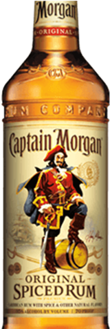 Captain Morgan Original Spiced Rum Spice Rums Best - Captain Morgan Spiced Rum Png (341x475), Png Download