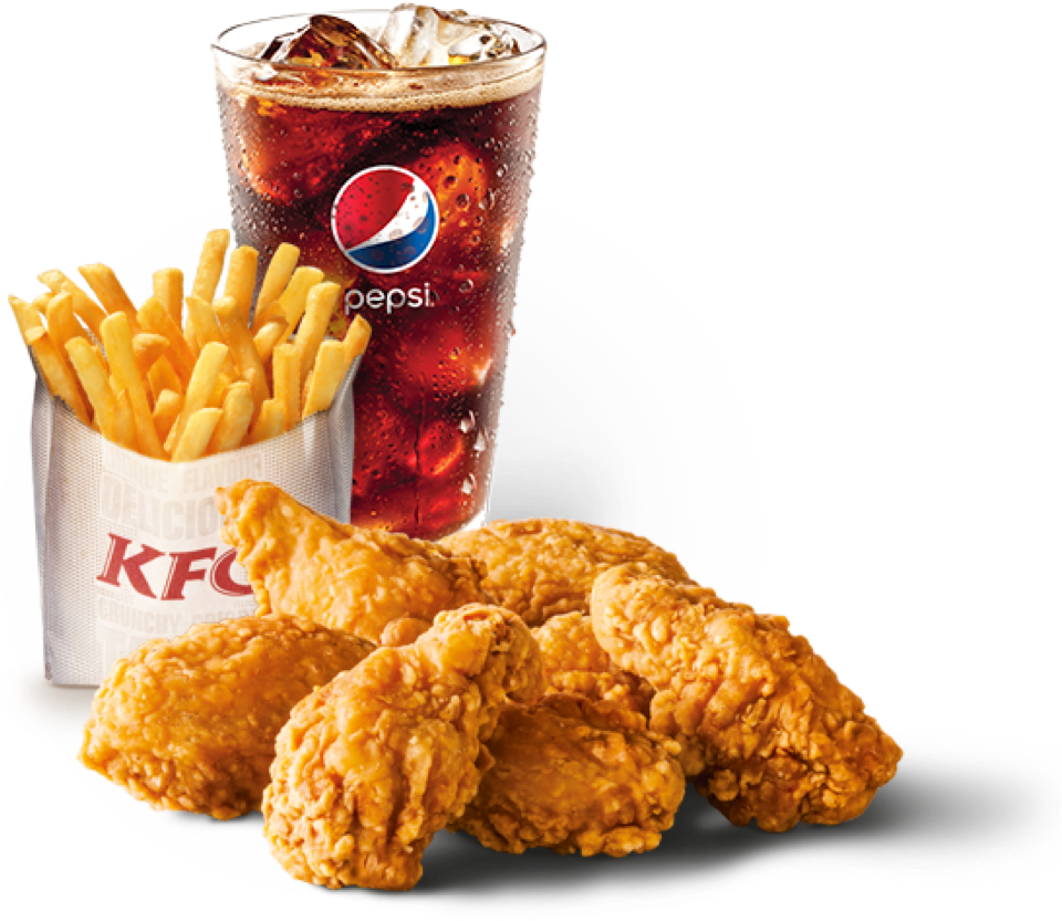 9 Hot Wings Boxkfc Chicken Bucket Png - Hotwings Transparant (1984x1000), Png Download