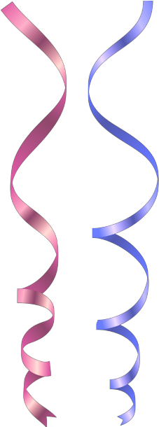 Cintas Ribbons Party Fiesta Celebration Freetoedit (240x609), Png Download