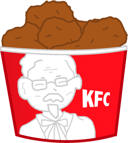 Chicken Bucket - Battle For Trillion Dollars (431x479), Png Download