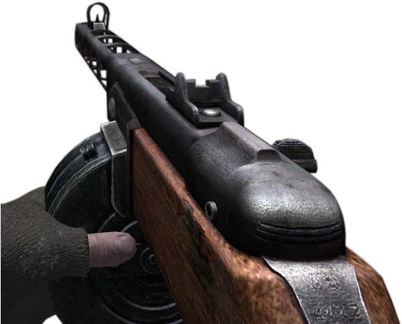 [ Img] - Black Ops 2 Ppsh (583x478), Png Download