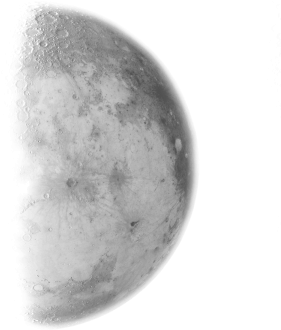 Half Moon Clipart Transparent Picsart Png, Moon Png - Luna Png (360x360), Png Download