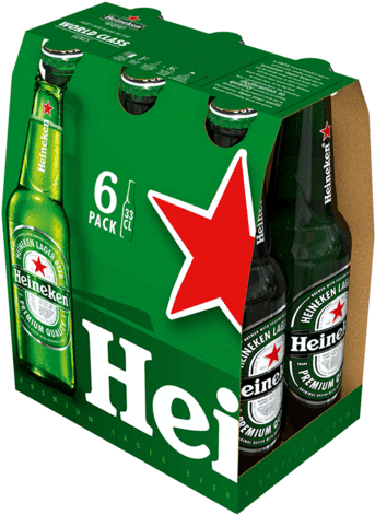 Heineken 330ml 6 Pack - Heineken Beer 12s Can Heineken (600x600), Png Download