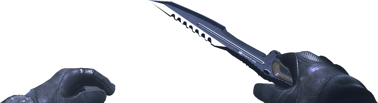 Knife End Of The Line Codg - Combat Knife Black Ops 3 Png (1551x425), Png Download