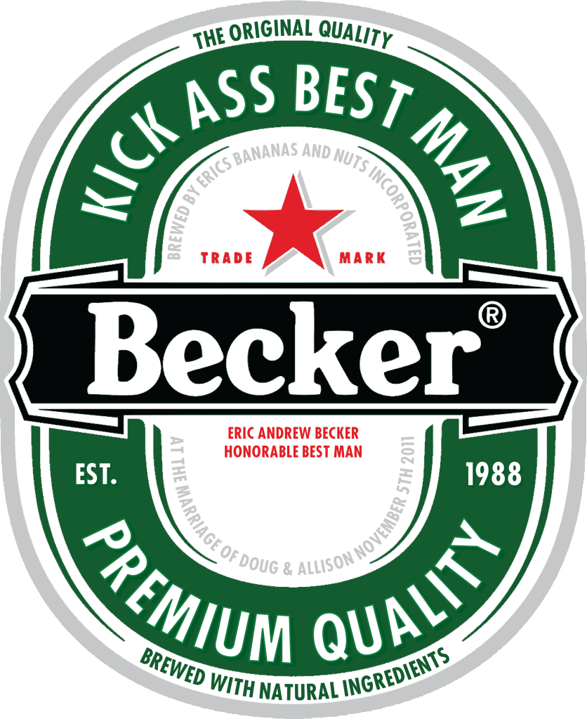 Eric - Etiquettes De Bières Heineken (836x1023), Png Download