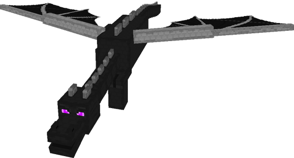 5 Dec - Ender Dragon Minecraft Png (600x323), Png Download