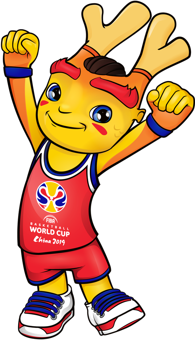 Magical, Of Course - Fiba 2019 Mascot (682x1200), Png Download