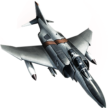 Napalm Strike - F4 Phantom Png (400x352), Png Download