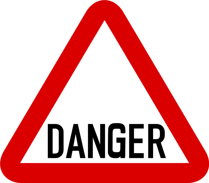 Danger Signs - Danger De La Drogue (557x489), Png Download
