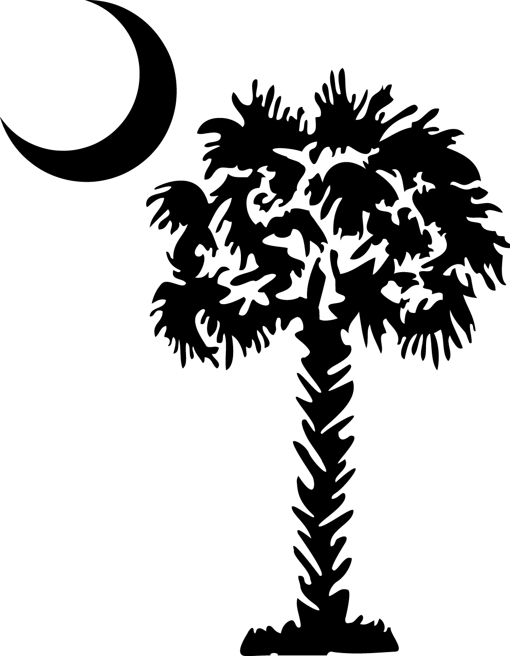 Clip Arts Related To - South Carolina Palmetto Tree Png (1050x1350), Png Download