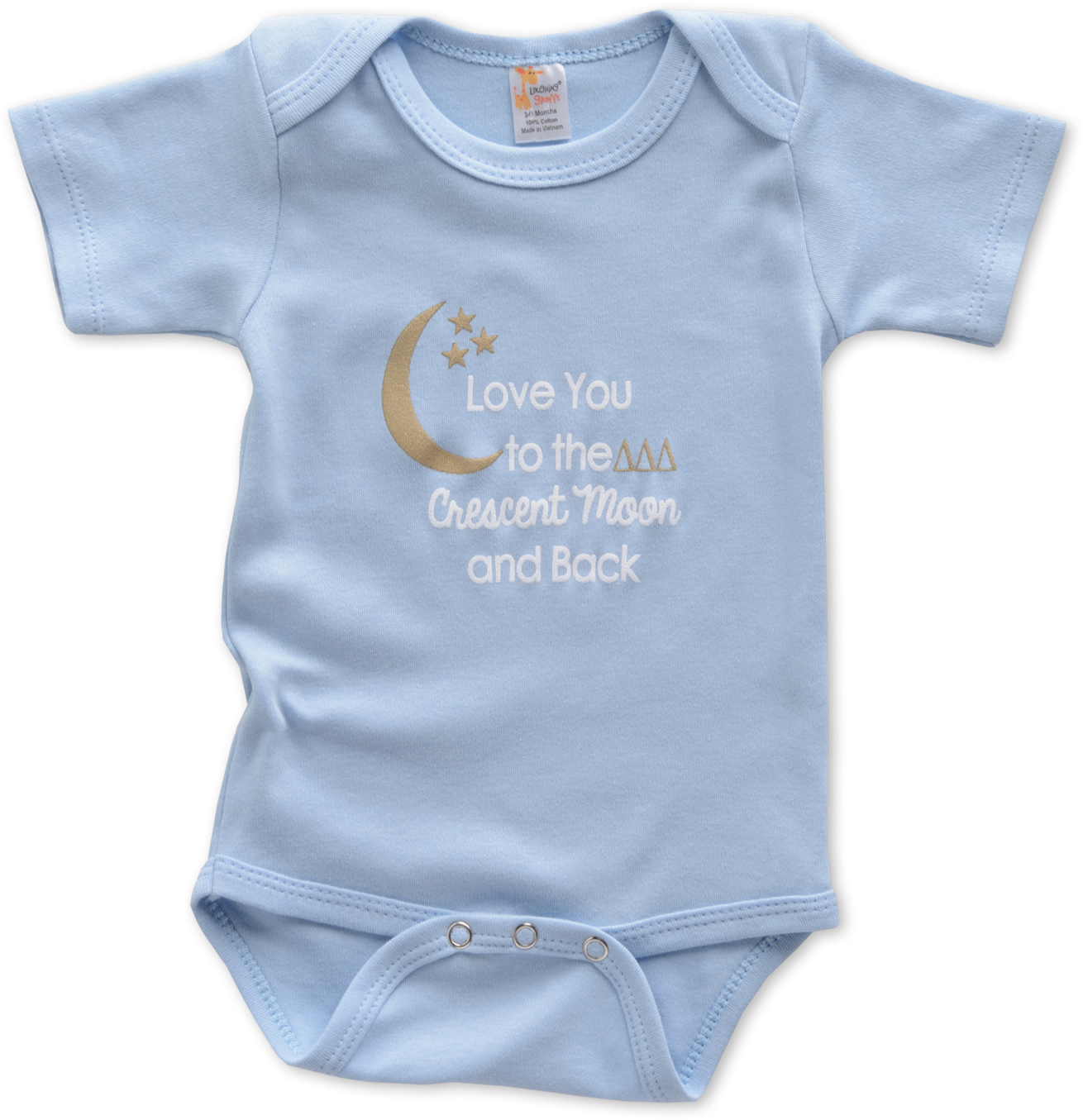 Crescent Moon Onesie - Ace Ventura (1500x1500), Png Download
