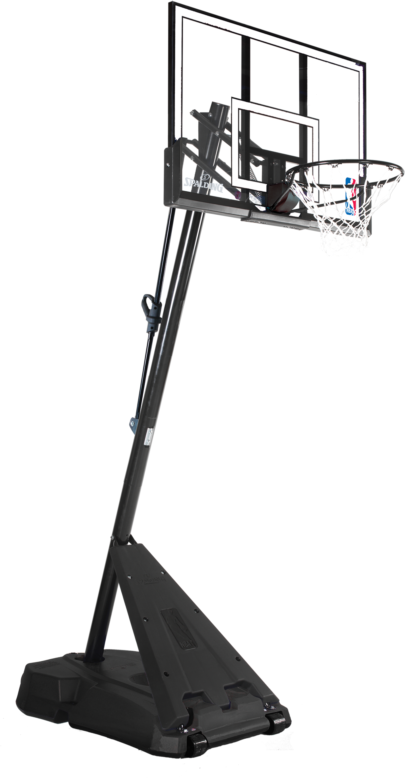 Hercules® Pro Glide Advanced® Portable Basketball Hoop - Spalding Hercules 54 Acrylic Portable Basketball System (2232x2768), Png Download