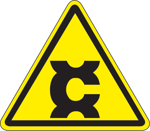 Carcinogen Hazard - Carcinogen Lab Safety Symbol (499x437), Png Download