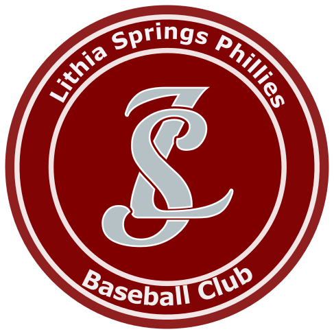 Lithia Springs Phillies Baseball Club - Circle (487x487), Png Download