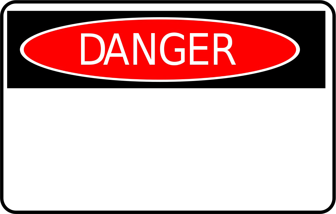 Danger Sign Png Transparent Image - Keep Out Sign (1136x724), Png Download