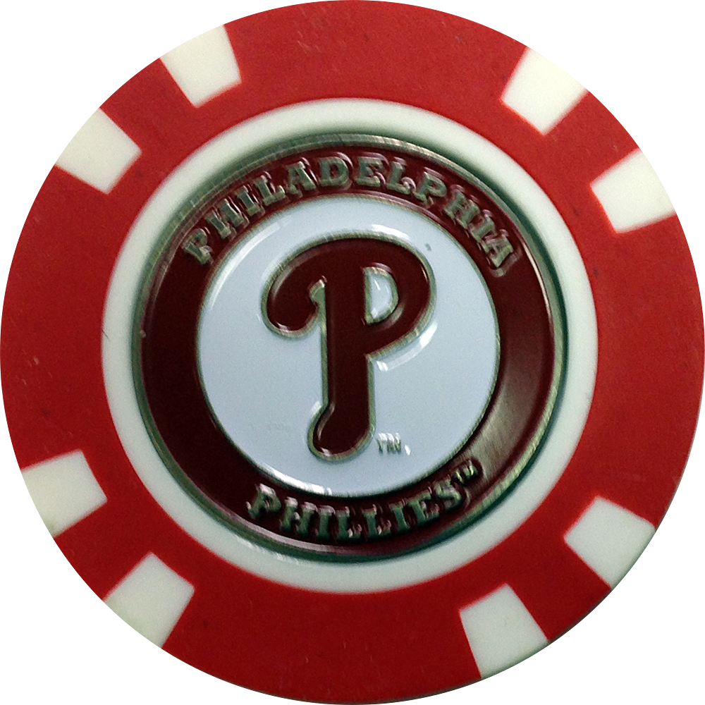 Golf Ball Marker Mlb Philadelphia Phillies - Sports Teams Poker Chips (1000x1000), Png Download