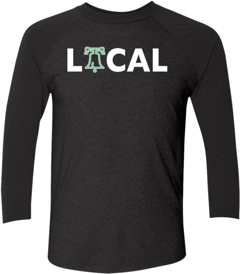 Philly Is Local Football Edition Tri Blend 3/4 Sleeve - Sleeve (900x900), Png Download