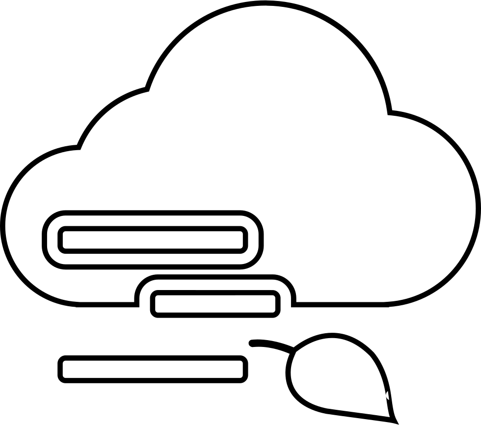 Png File Svg - Fog Weather Outline (980x866), Png Download