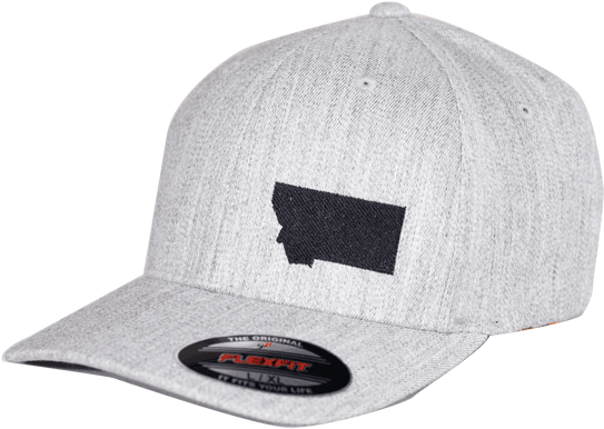 Aspinwall Flex Fit State Hat Heather Grey Black - Baseball Cap (672x800), Png Download