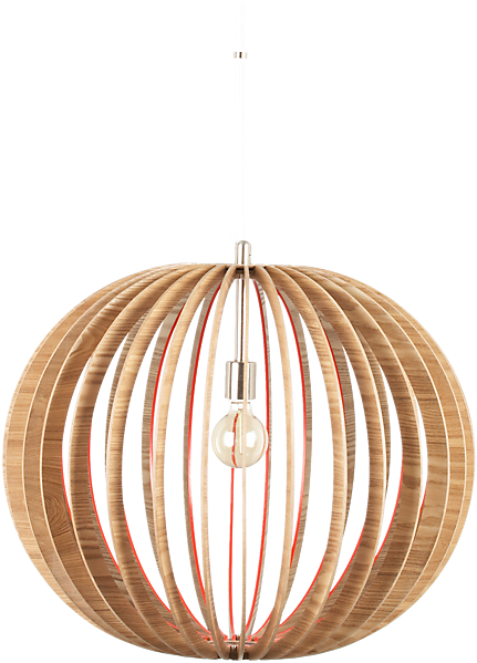 Circle Pendant - Cb2 Peel Pendant Light (598x598), Png Download