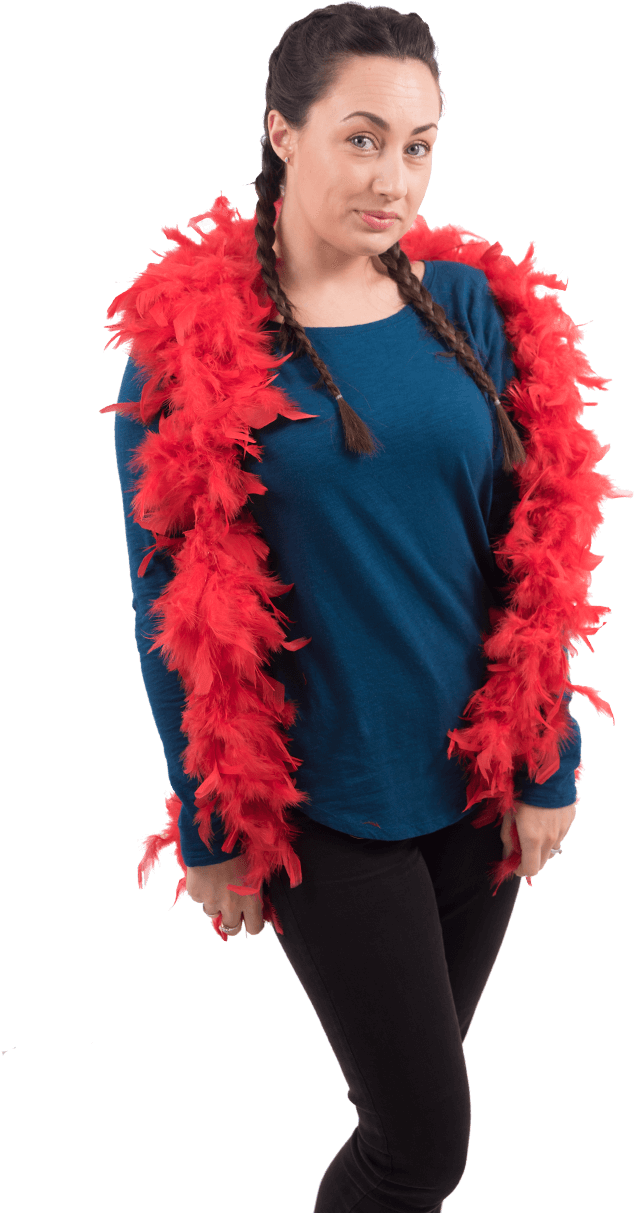 Feather Boa (765x1212), Png Download