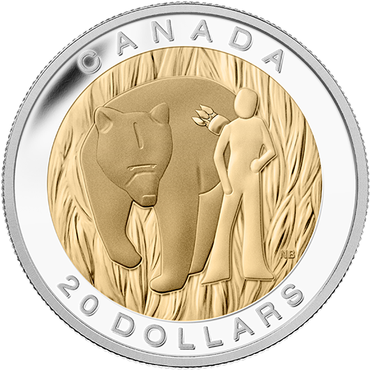 Fine Silver Coin - Seven Sacred Teaching Courage Coin (570x570), Png Download