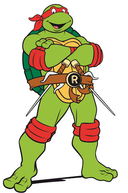 Tortugas Ninja Rafael Png (548x827), Png Download
